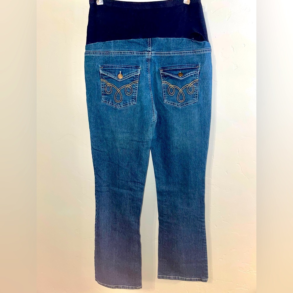 Maternity Oh! Mamma Brand Denim Jeans sz. S, Good, Used Condition